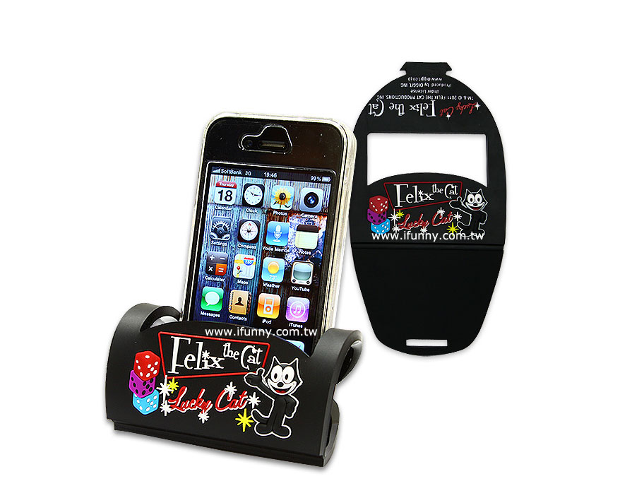 造型軟膠手機座