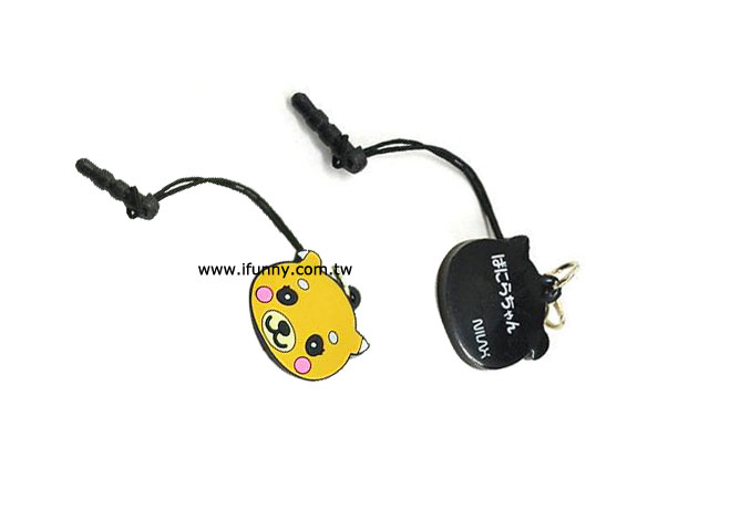 卡通耳機塞吊飾