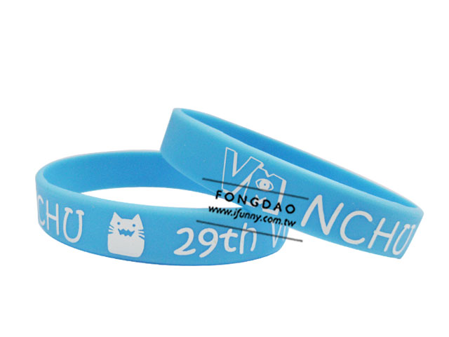Q版圖案印刷矽膠手環