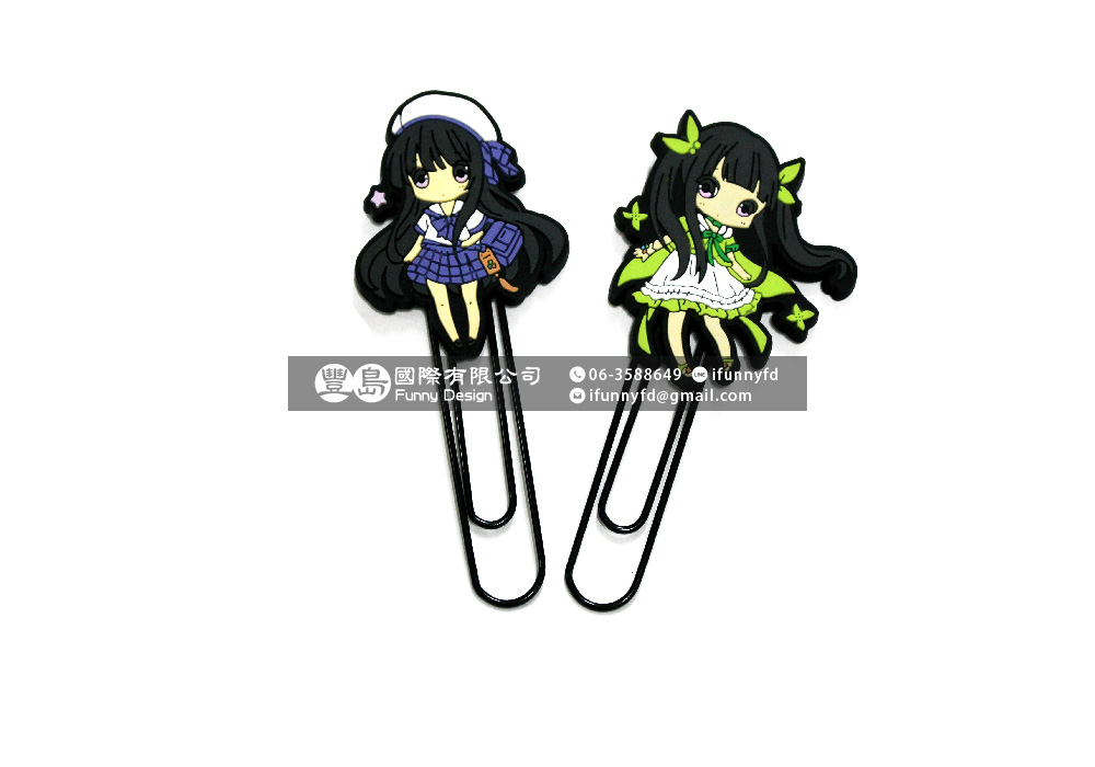 客製化立體迴紋針書籤