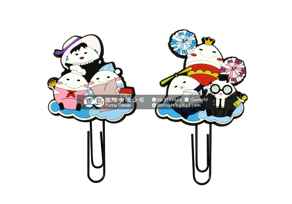 造型迴紋針書籤